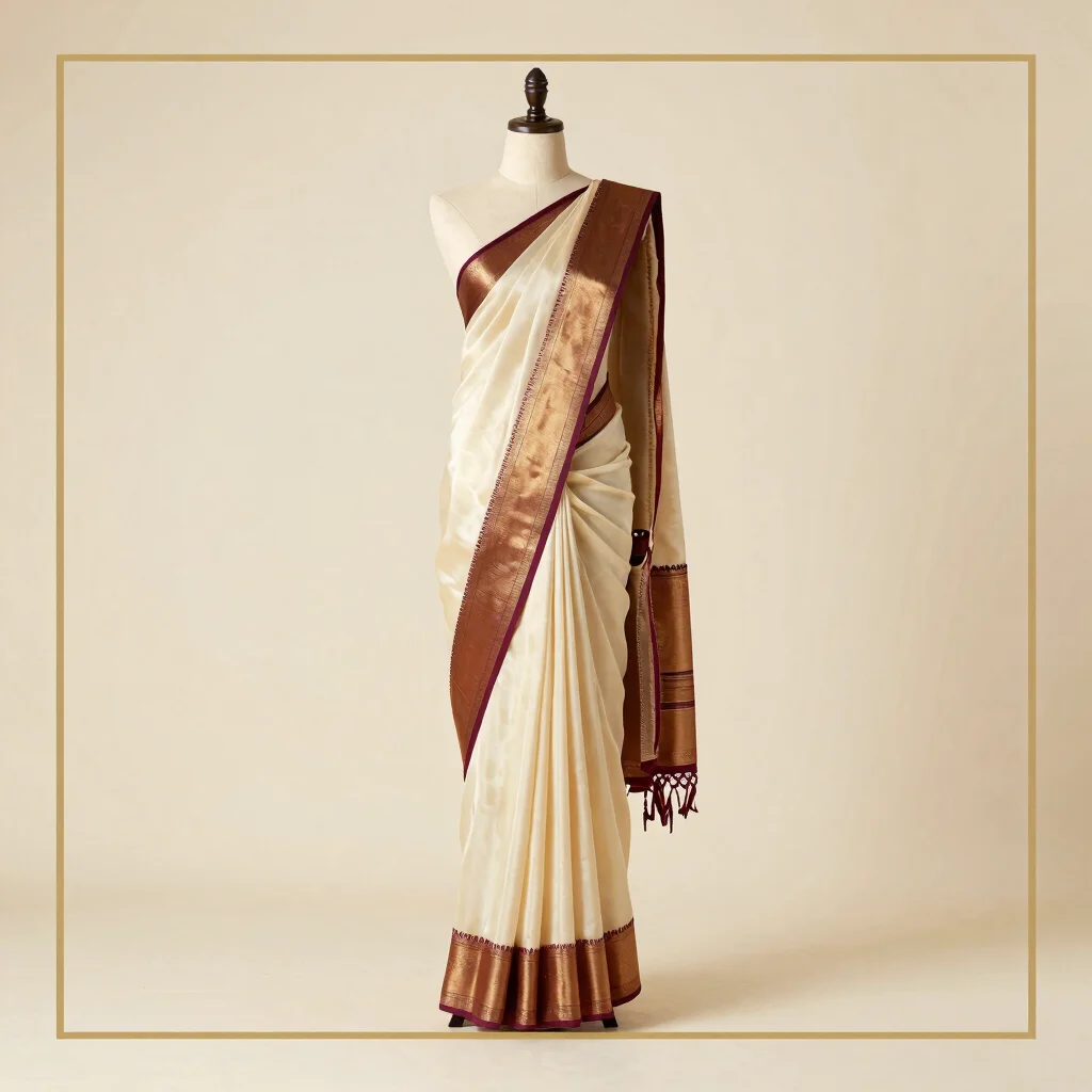 Zari Moonlight Saree